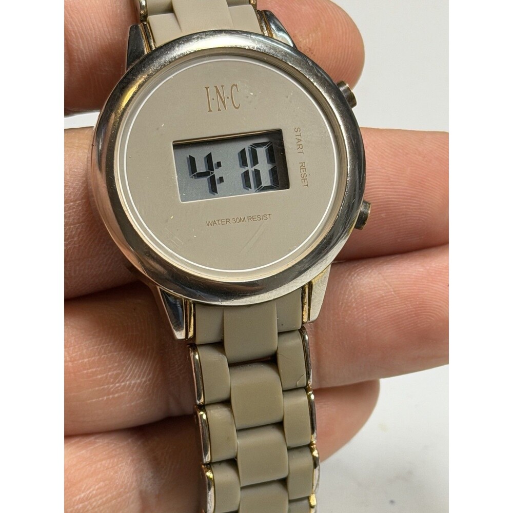 INC International Concepts Digital Watch Original Mixed Bracelet